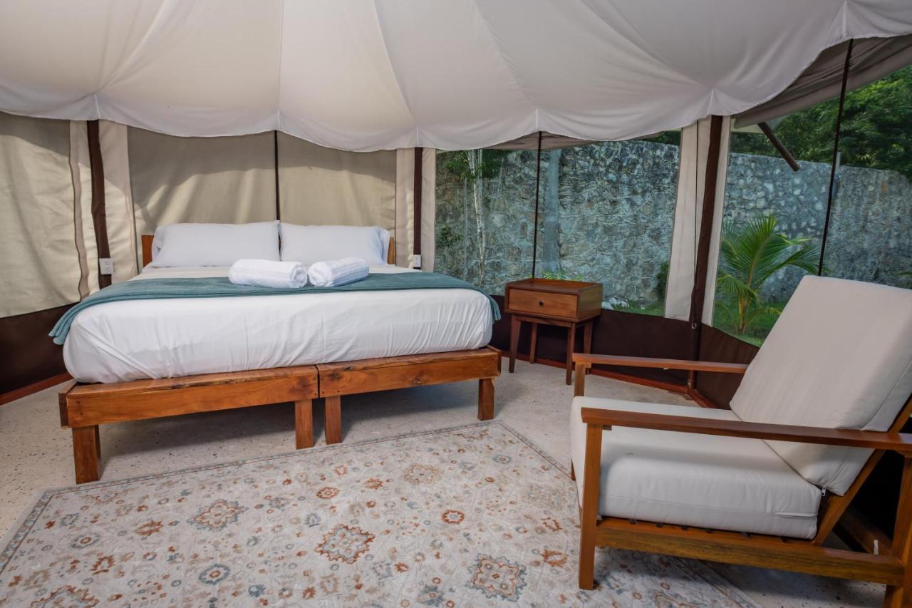 ホテル Xakluum Eco Glampings プエルト・モレロス エクステリア 写真