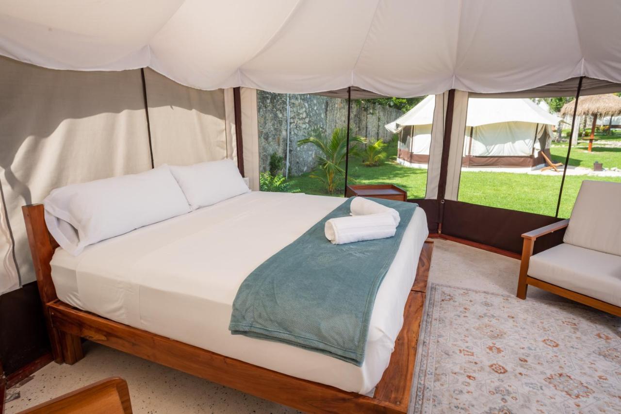 ホテル Xakluum Eco Glampings プエルト・モレロス エクステリア 写真