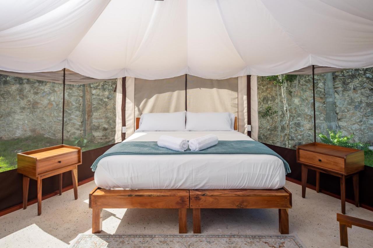 ホテル Xakluum Eco Glampings プエルト・モレロス エクステリア 写真