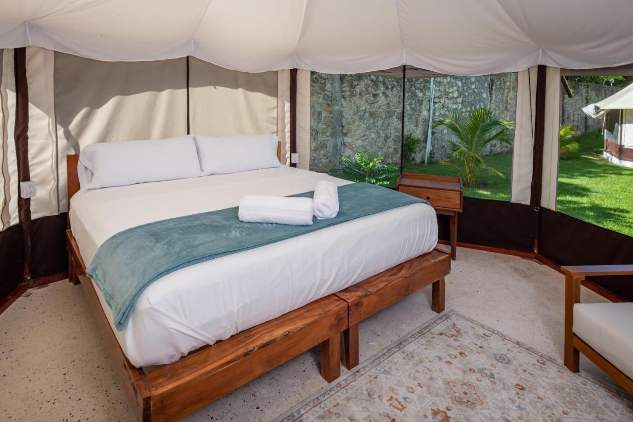 ホテル Xakluum Eco Glampings プエルト・モレロス エクステリア 写真