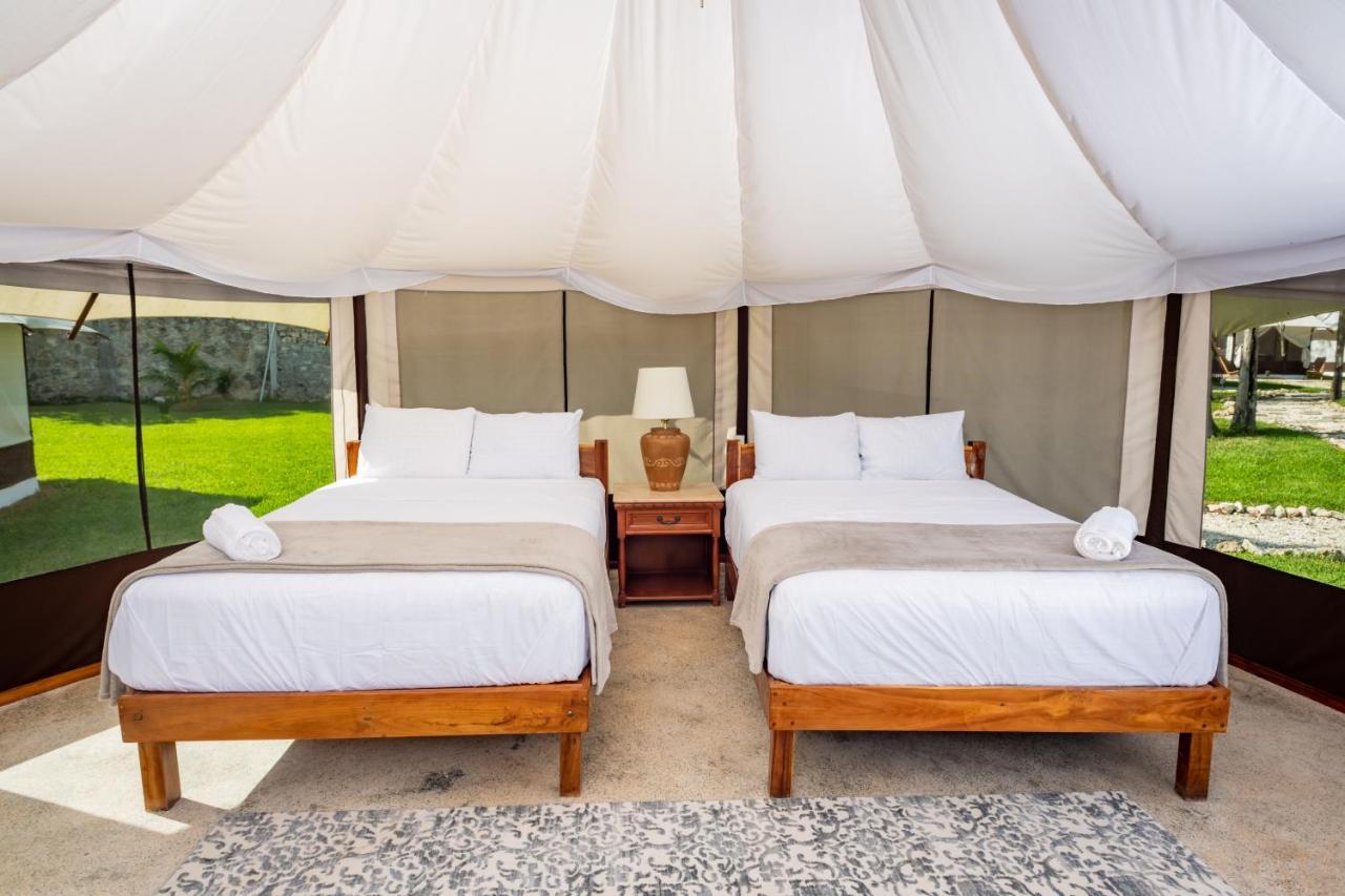 ホテル Xakluum Eco Glampings プエルト・モレロス エクステリア 写真