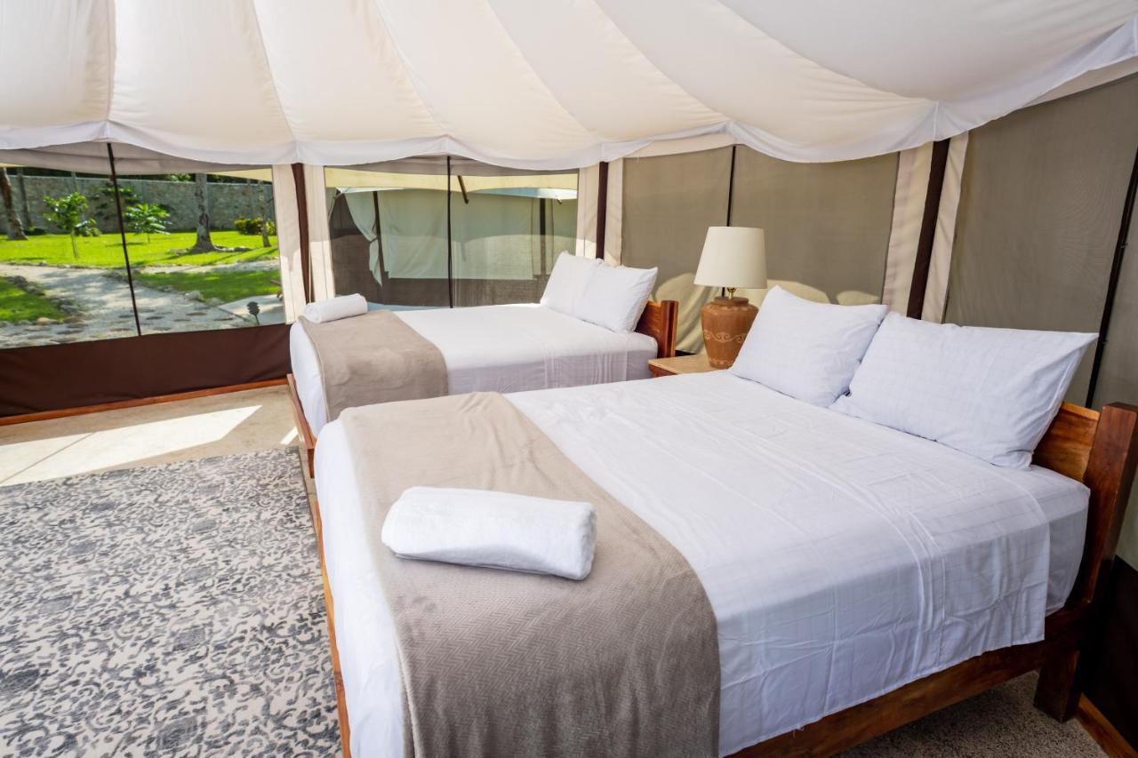 ホテル Xakluum Eco Glampings プエルト・モレロス エクステリア 写真