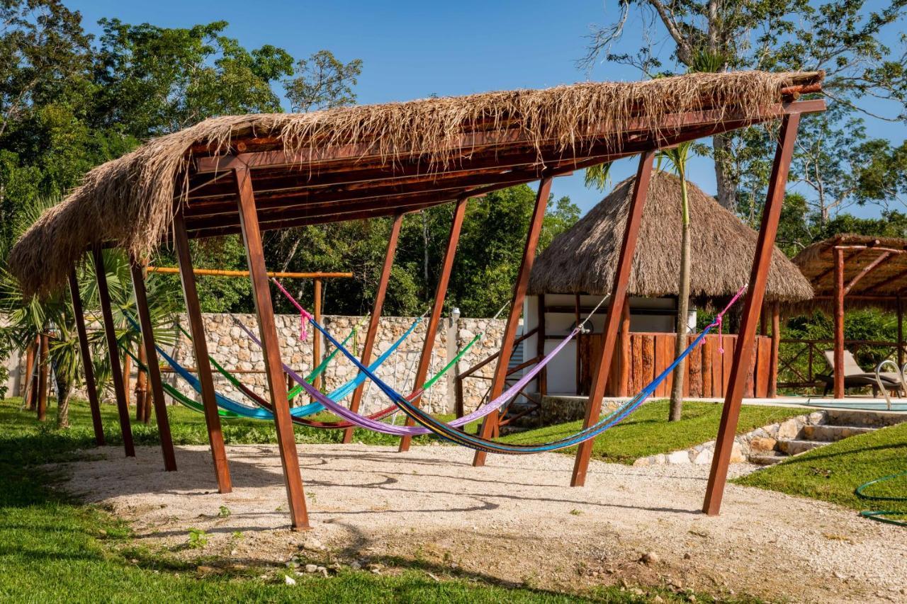 ホテル Xakluum Eco Glampings プエルト・モレロス エクステリア 写真