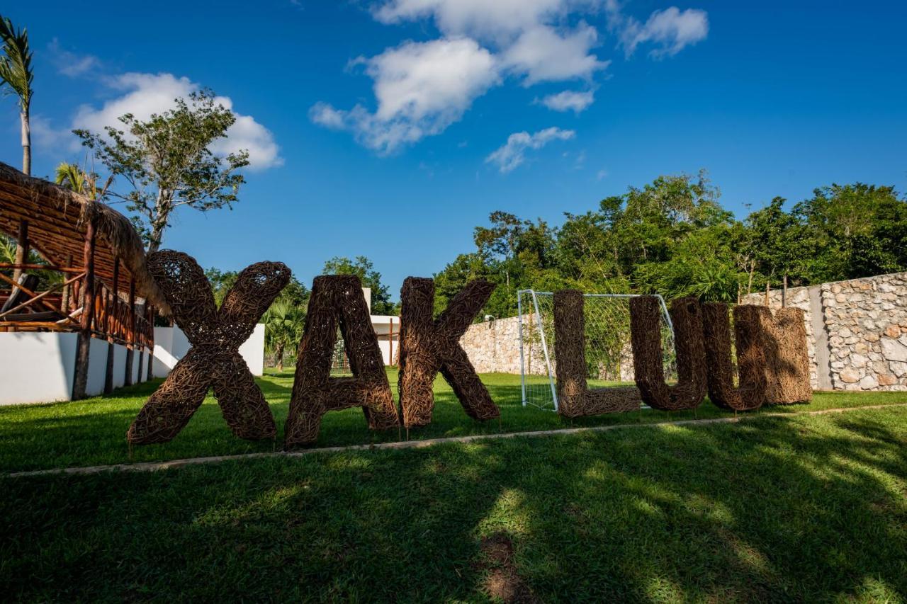ホテル Xakluum Eco Glampings プエルト・モレロス エクステリア 写真