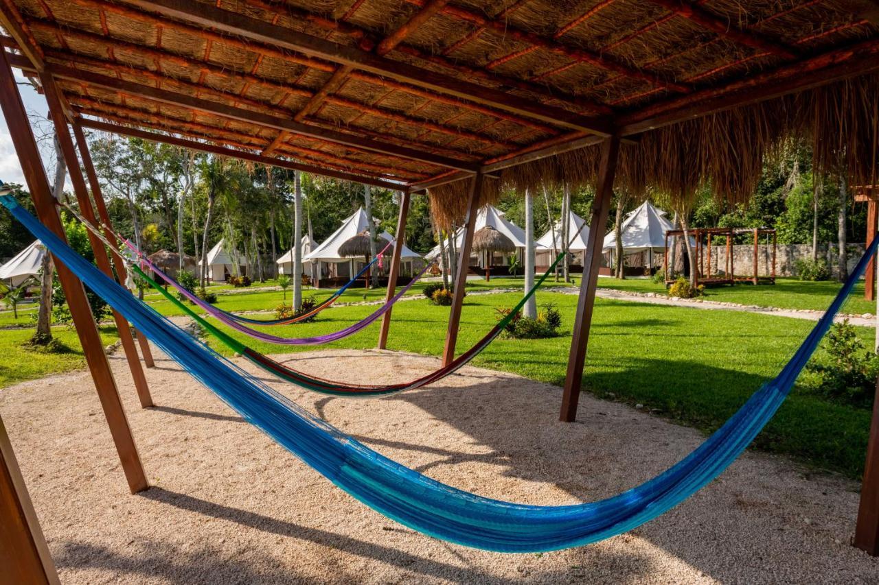ホテル Xakluum Eco Glampings プエルト・モレロス エクステリア 写真